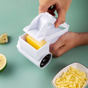 Handheld Mini Rotary Cheese Grater Shredder with Stainless Steel
