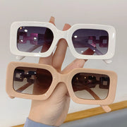 Vintage Gradient Square Sunglasses Woman Fashion Luxury Brand