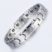 Stainless Steel Jewelry Bracelet Titanium Full Magnet Magnetic Health Energy Magnetic Therapy Bracelet for Men