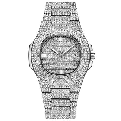 Mens Watches Fashion Luxury Diamond Brand