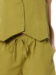 Fashionable women's clothing temperament versatile vest top set for women
