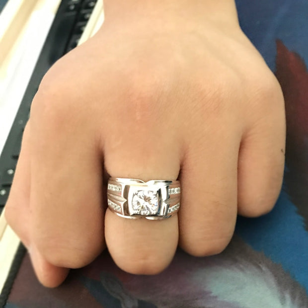 Original Solid 925 Silver Rings For Men