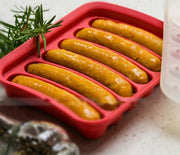 DIY Sausage Making Mold Silicone Burger Hot Dog Maker Mould With 6 Cavity Patty Makers Microwave Oven Safe New Kitchen Gadgets