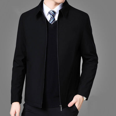 Mens Jackets And Coats Turn Down Colla