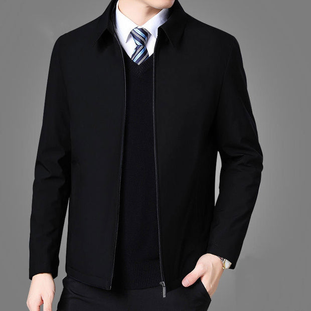 Mens Jackets And Coats Turn Down Colla