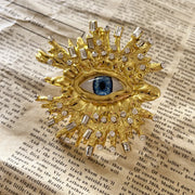 Alloy Big Eyes Dangle Earrings For Women Jewelry Exaggerated Ladys' Statement Earrings  Accessories