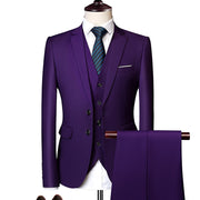 Wedding Prom Suit Green Slim Fit Tuxedo Men Formal Business Work Wear Suits