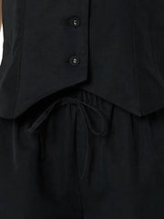 Fashionable women's clothing temperament versatile vest top set for women