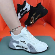 New Breathable Ladies Lace Up Sports Platform Sneakers