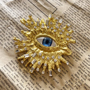 Alloy Big Eyes Dangle Earrings For Women Jewelry Exaggerated Ladys' Statement Earrings  Accessories