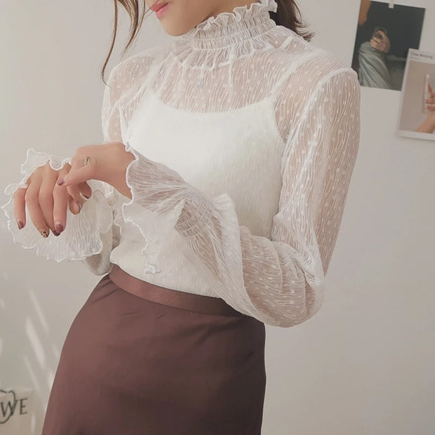 New Transparent Korean Loose Women Lace