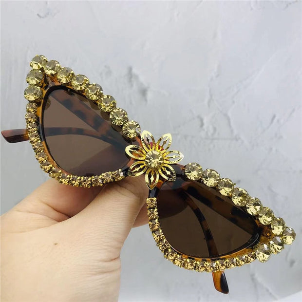 Diamond Sunglasses For Women Luxury Brand
