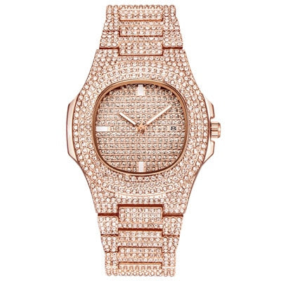 Mens Watches Fashion Luxury Diamond Brand