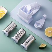 Handheld Mini Rotary Cheese Grater Shredder with Stainless Steel