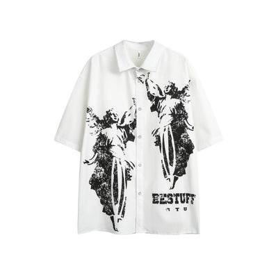 Free woman like shirt man