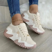 Casual thick soled serrated dad shoes single shoe