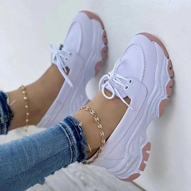 Casual Single Shoe Thick Sole