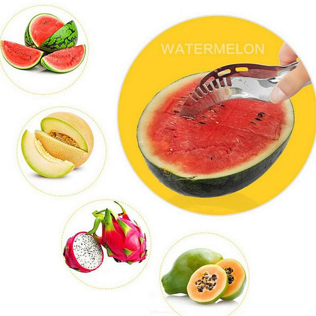 Stainless Steel Watermelon Slicer Corer Server Melon Smart Slicer