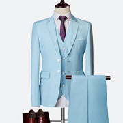 Wedding Prom Suit Green Slim Fit Tuxedo Men Formal Business Work Wear Suits