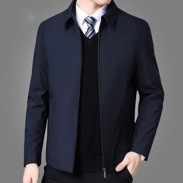 Mens Jackets And Coats Turn Down Colla