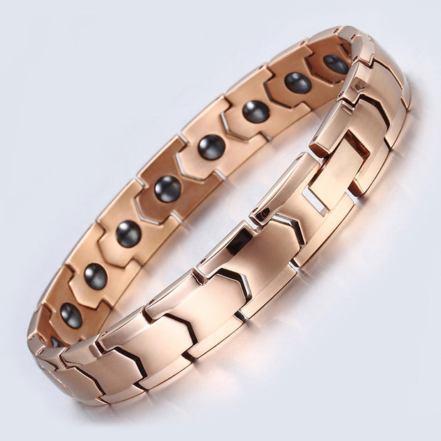 Stainless Steel Jewelry Bracelet Titanium Full Magnet Magnetic Health Energy Magnetic Therapy Bracelet for Men