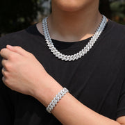Hot selling hip-hop micro inlaid zircon bracelet for men