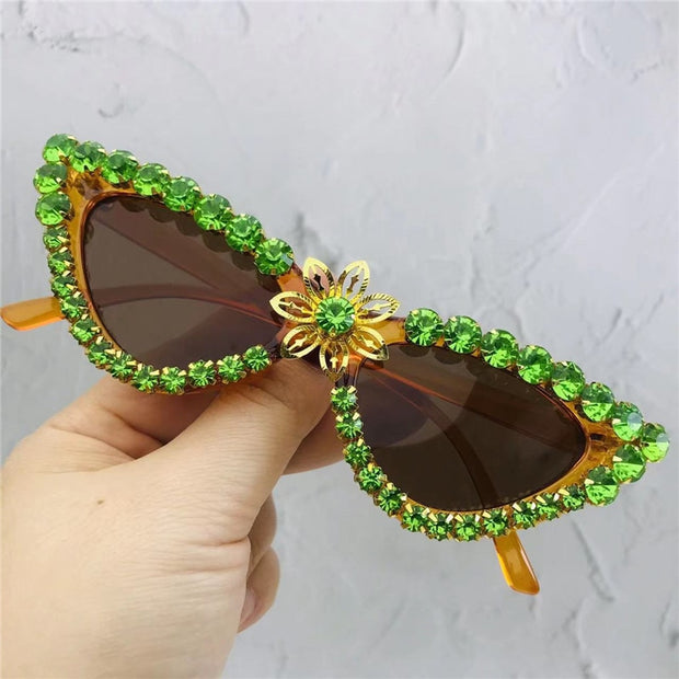 Diamond Sunglasses For Women Luxury Brand