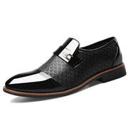 Embossed men's Leather Shoe