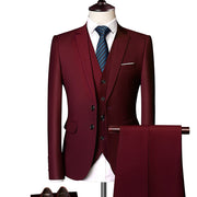 Wedding Prom Suit Green Slim Fit Tuxedo Men Formal Business Work Wear Suits