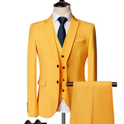 Wedding Prom Suit Green Slim Fit Tuxedo Men Formal Business Work Wear Suits