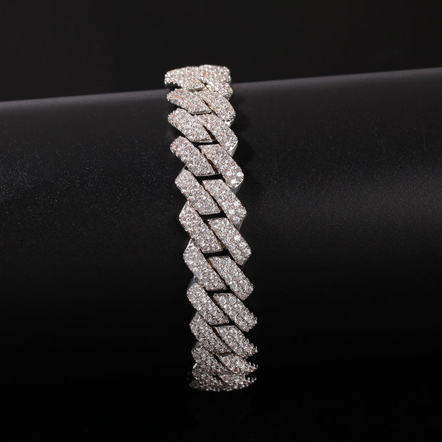 Hot selling hip-hop micro inlaid zircon bracelet for men